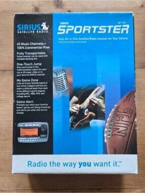 NIB Sirius Sportster Satellite Radio SP-TK1